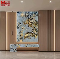 Pierre d'onyx translucide, cristal de Pandora, onyx blanc, marbre