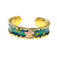 Multi Styles Vintage Enamel Bagues pour femmes Couleur Mixte Bague d'anniversaire de mariage