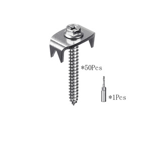 ตะปูยึดรั้วกันสนิมสำหรับงานหนัก ตัวยึด<span class=keywords><strong>รั้ว</strong></span>ลวด คลิปหนีบ<span class=keywords><strong>รั้ว</strong></span> หมุด<span class=keywords><strong>รั้ว</strong></span>โลหะแบบใช้ซ้ำได้ สำหรับฟาร์ม ปศุสัตว์ สวน - Product Image 6