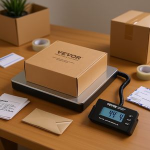 Balance numérique Vevor pour expédition, 440 lb x 1,7 oz, balance postale robuste avec fonction de tare et minuterie, écran LCD HD, portable pour bagages - Product Image 2