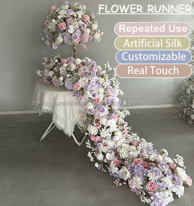 Décoration de mariage, centre de table, arrangement floral, guirlande de fleurs artificielles pour bébé - Product Image 2