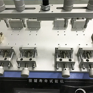Testeur de fatigue par compression des boutons de clavier électronique à 8 stations JIS C 60068, protection IP55 pour interface HMI industrielle - Product Image 6