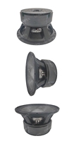 Caisson de basses passif de 21 pouces Aimant en ferrite pour haut-parleur à coque métallique 4 aimants 400mm * 4 Haut-parleur haute puissance 10000w Bobine vocale de 8.5 pouces