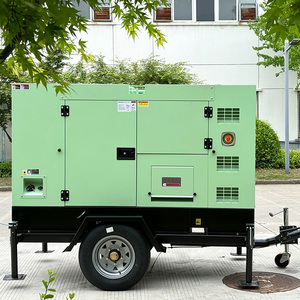 Générateur 30KVA 24KW en promotion, marque japonaise, sur remorque, silencieux, portable, station d'alimentation mobile, équipement de secours - Product Image 1