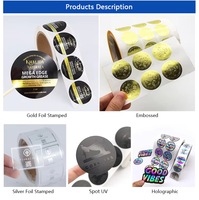 Étiquettes autocollantes en vinyle amovibles, imperméables et faciles à décoller, personnalisées, pour bocaux en plastique, savon liquide, papier toilette