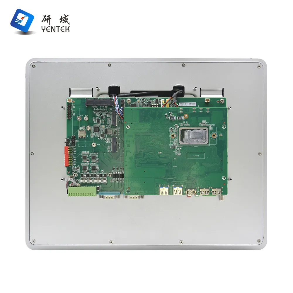 15 inch Waterproof Industrial Panel PC 2 Lan J1900 i3 i5 i7 fanless embedded computer all in one pc Capacitive Touch Screen PC