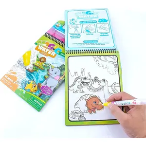 Reusable kids water drawing board and Magical Mess-free Water Doodle Coloring Book Gift for Children