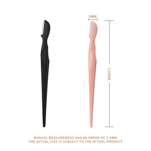 8 rasoirs à sourcils pour femmes, petits rasoirs pour le <span class=keywords><strong>visage</strong></span>, tondeuse, épilation du <span class=keywords><strong>visage</strong></span>, façonneur de sourcils avec lame en acier inoxydable - Product Image 3