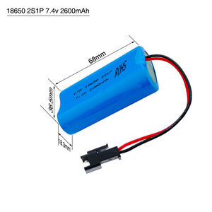 CE KC UL-zertifizierte Lithium batterie icr18650 2 s1p 7,4 V <span class=keywords><strong>2200mAh</strong></span> Li-Ionen-Akku für Spielzeug roboter - Product Image 4