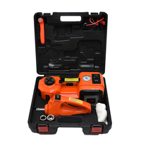 Kit de cric électrique pour voiture 5 tonnes 12V, transpalette semi-électrique hydraulique compacte avec clé à chocs et pompe à pneus