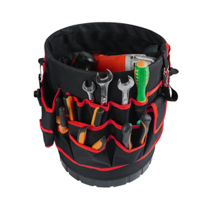 Peaktop Heavy Duty Toile Polyester Tissu Peinture Charpentier Plombier Stockage Électricien Jardin Outil Seau Sac - Product Image 1