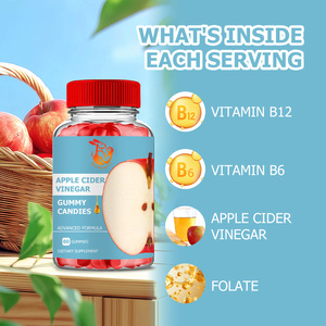Gomitas de Vinagre de Sidra de Manzana de Marca Privada con Extracto de Granos de Café Verde, Favorecen el Control del Peso, Promueven el Metabolismo de las Grasas, a Base de Hierbas - Product Image 4