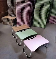 Portable pliant étudiant bureau dortoir Table ordinateur portable lit support bureau conteneur de stockage
