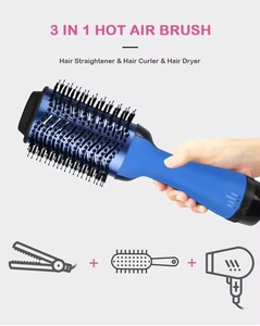 Plancha secador <span class=keywords><strong>de</strong></span> pelo <span class=keywords><strong>de</strong></span> viento caliente doble función hogar Venta caliente superventas planchado secador <span class=keywords><strong>de</strong></span> aire caliente <span class=keywords><strong>cepillo</strong></span> <span class=keywords><strong>de</strong></span> aire caliente grande - Product Image 5