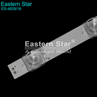 Bande LED de rétroéclairage TV ES-4829/16 avec corps en aluminium, barre LED pour réparation de téléviseurs HISENSE 50 pouces 50A6KTUK
