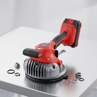 Machine à Vibrer les Carreaux avec Ventouse Outil d'Installation Manuel Outils de Nivellement des Carreaux Vibrateur de Carreaux