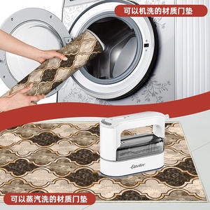 พรมขนสัตว์เทียมโดฟ รูปทรงสี่เหลี่ยมผืนผ้า ลายตาราง โพลีเอสเตอร์ไฟเบอร์ กันลื่น สำหรับปูพื้นภายในบ้าน ตกแต่งบ้าน ขนาด 8x10 - Product Image 5