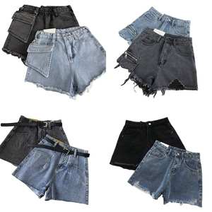 Short en jean d'été <span class=keywords><strong>Jeans</strong></span> courts stretch à taille haute pour femmes Fabricant Livraison rapide 7 jours Expédition <span class=keywords><strong>DDP</strong></span> Short en jean - Product Image 6