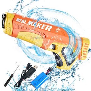 Pistola de Agua de Plástico, Inyector Eléctrico Automático, Pistola de Agua de Juguete de Alta Capacidad para Niños - Product Image 3