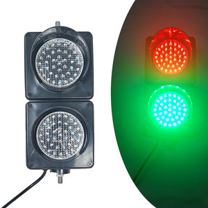 Semáforo LED Epistar de Ahorro de Energía, 40 LED, AC85-265V, Montaje <span class=keywords><strong>Horizontal</strong></span>, Doble Color, PC, 300M de Distancia Visual, Parque Logístico - Product Image 4