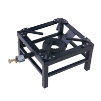 Réchaud à gaz encastrable robuste à brûleur unique avec allumage manuel 4500W pour hôtels et usage extérieur, idéal pour les grandes casseroles et la cuisson en gros