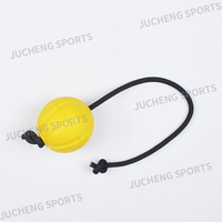 Hot New 9cm Alpinisme Lac Corde Chien Jouet Coloré À Mâcher Balle D'exercice sur Corde Écologique Chien Jouet