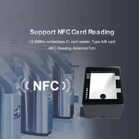 Lecteur de code Qr NFC RS232 USB RS485 Module de lecteur de codes à barres intégré Moteur, scanner de codes à barres filaire à vendre