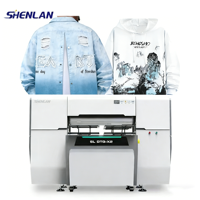 Mesin Printer Inkjet Dual Printhead Lebar Cetak 38cm Tinta Pigment Otomatis Direct to Garment untuk Cetak Kaos di Toko Pakaian