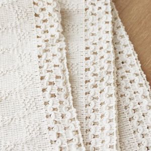 Skymoving-Corredor <span class=keywords><strong>de</strong></span> <span class=keywords><strong>mesa</strong></span> largo color crema para el hogar, textiles personalizados, marfil, casa <span class=keywords><strong>de</strong></span> campo, caminos <span class=keywords><strong>de</strong></span> <span class=keywords><strong>mesa</strong></span> tejidos con borlas para decoración del hogar - Product Image 2