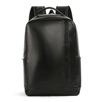 Sac à dos cylindrique rétro en cuir PU souple pour homme, grande capacité, sac de voyage, sac à dos d'affaires pour ordinateur portable et école