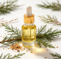 Extrait d'huile de cyprès de qualité cosmétique, liquide séché par atomisation