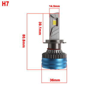 K13 X8 Super Bright 24000LM LED Feux de voiture 9006 HB4 Ampoule 3570 Chip 12V Blanc froid 6500K Phare LED de voiture Para Auto H4 H19 H7 H1 - Product Image 6