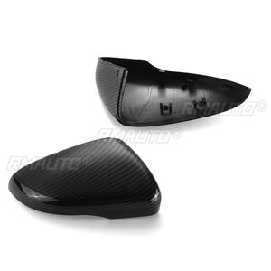 2 Cubiertas de Espejo Retrovisor con Acabado de Fibra de Carbono para Volkswagen Golf 6 MK6 09-12 y Passat B7 - Product Image 1