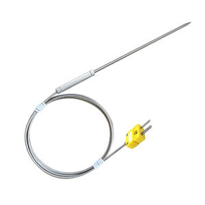 Sonda de temperatura con punta de aguja impermeable PT100 PT1000, sensor de resistencia de platino de inserción para carne, suelo y frutas - Product Image 2