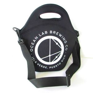 Sac à lunch en néoprène avec logo personnalisé, nouveau design, sublimation, sangle réglable - Product Image 4