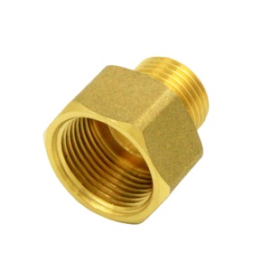 Adattatore idraulico in ottone da maschio a femmina 1/2 "NPT maschio a 1/2" BSP femmina tubo da giardino a femmina adattatore maschio - Product Image 1