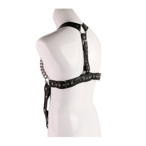 Harnais de poitrine en cuir pour homme, outil de plaisir BDSM, nouveau bandage pour jeux de couple - Product Image 5
