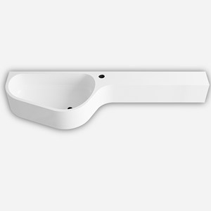 <span class=keywords><strong>Lavabo</strong></span> de Pared Moderno y Minimalista para Casas Pequeñas; <span class=keywords><strong>Lavabo</strong></span> Compacto Ultraestrecho en Forma de Lágrima, de Una Sola Pieza, SMC - Product Image 5