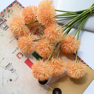 Bulbes de pissenlit artificiels CallaFloral, orange, en plastique, branche unique, décoration intérieure, accessoire artisanal pour mariage - Product Image 2