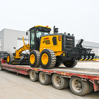Niveleuse à moteur SHANTUI SG17B6 de 164 kW pour le façonnage des sous-drailles, la découpe des pentes et la préparation des surfaces routières