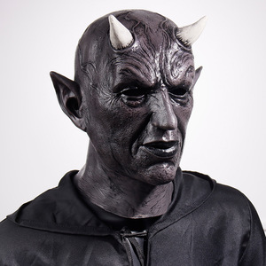 Máscara <span class=keywords><strong>de</strong></span> Cabeza <span class=keywords><strong>de</strong></span> Zombi para Halloween, Aterradora, con Cabello Rojo, Payaso Malvado, Sangrienta, Máscara Facial Completa para Fiestas, Material <span class=keywords><strong>de</strong></span> Látex, para el <span class=keywords><strong>Terror</strong></span> Clásico <span class=keywords><strong>de</strong></span> Halloween - Product Image 3