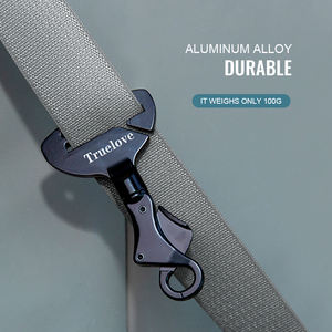 ट्रूलोवे उच्च गुणवत्ता वाले प्रतिबिंबित टिकाऊ यात्रा पालतू कुत्ते कार सीट बेल्ट समायोज्य सुरक्षा बकल पालतू सामान - Product Image 3