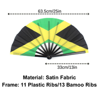 Éventail pliant drapeau du Canada en gros, éventail portable personnalisé avec drapeau national, éventail pliable pour festivals et fêtes