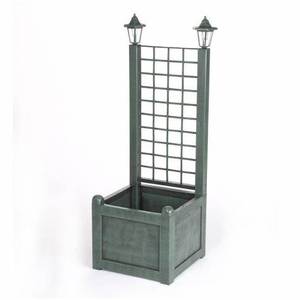 <strong>Trellis</strong> <strong>Planter</strong> <strong>With</strong> Solar Lanterns - Product Image 1