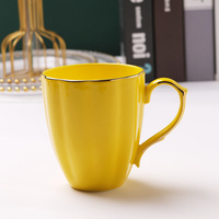 Tasse en Porcelaine Fine Créative – Design Minimaliste Moderne, Haute Valeur Esthétique, Résistante aux Hautes Températures, Compatible Micro-ondes et Lave-vaisselle