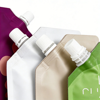 Pochette souple personnalisée CM avec logo, 100ml/250ml/500ml, avec bec verseur, pour emballage de produits capillaires, savon liquide, shampoing, gel douche