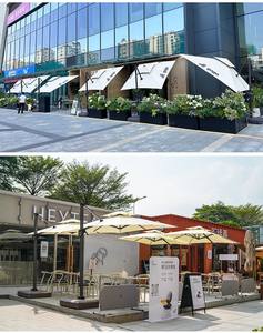 Parasol à poteau latéral Factory Direct Outdoor Villa Garden Coffee Store Outdoor Umbrella - Product Image 6