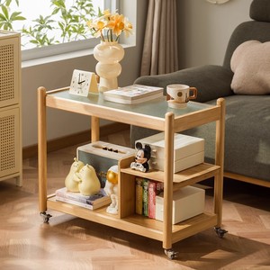 Movable <b>side</b> <b>table</b>, small <b>table</b>, coffee <b>table</b>, sofa <b>side</b> cabinet, square <b>table</b>, simple home use, bedside <b>table</b>, trendy mini - Product Image 2