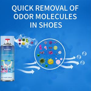 Usine vente en gros, chaussures blanches, chaussettes de pied, désodorisant, Spray anti-sudorifique - Product Image 4