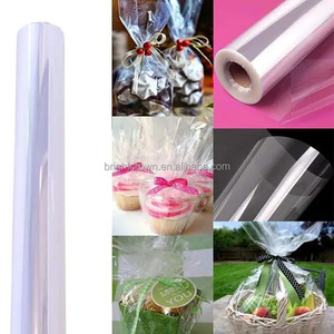 Lớn 24 "-30" <span class=keywords><strong>2</strong></span> <span class=keywords><strong>mil</strong></span> dày rõ ràng Giấy bóng kính bọc trong suốt bao bì nhựa cho Giỏ thực phẩm quà tặng 20 gói cán phim - Product Image 2